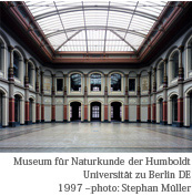 Museum fuNr Naturkunde der Humboldt UniversitaNt zu Berlin DE 1997 | photo: Stephan MuNller