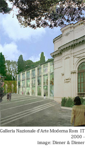 Galleria Nazionale d'Arte Moderna Rom  IT 2000 - image: Diener & Diener