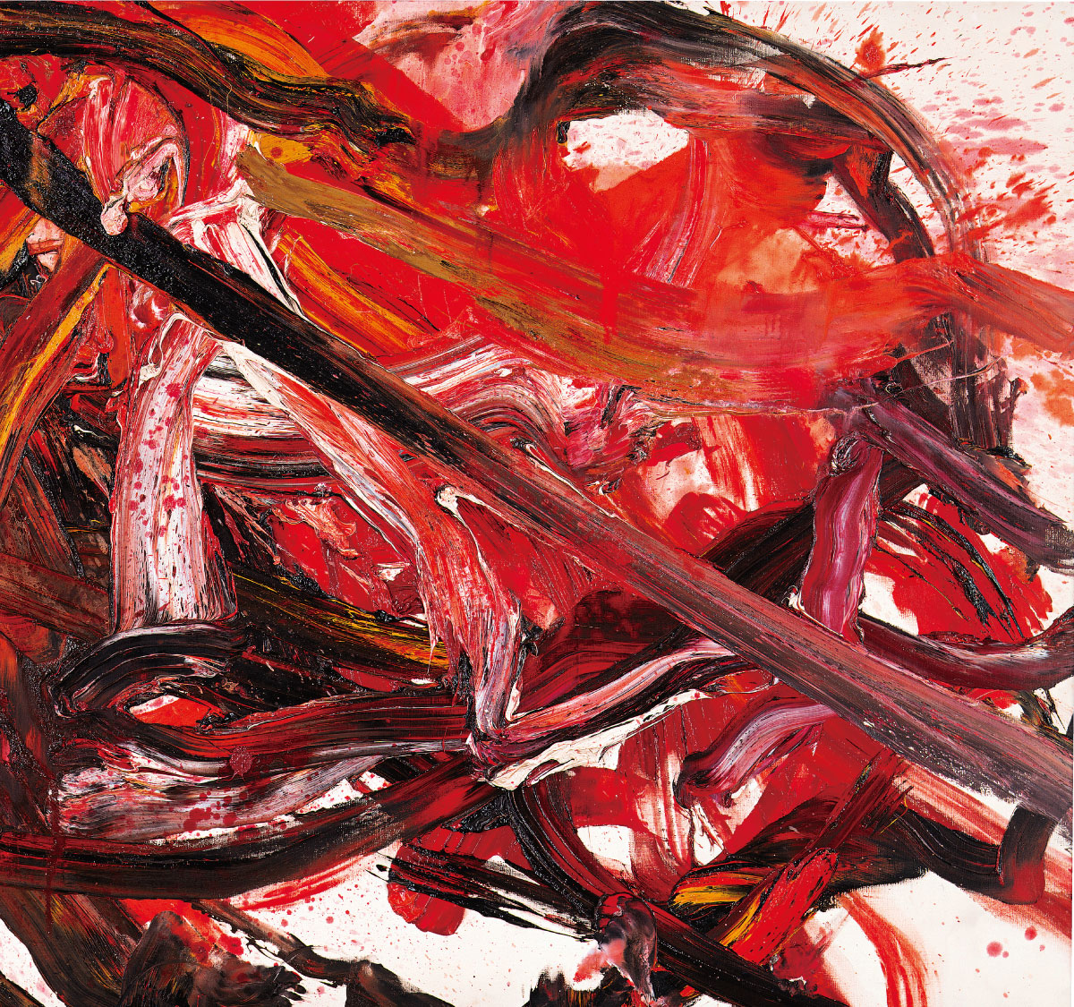 白髪一雄 Kazuo Shiraga : a retrospective ビジュアル