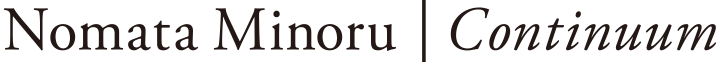 野又 穫　Continuum 想像の語彙 title